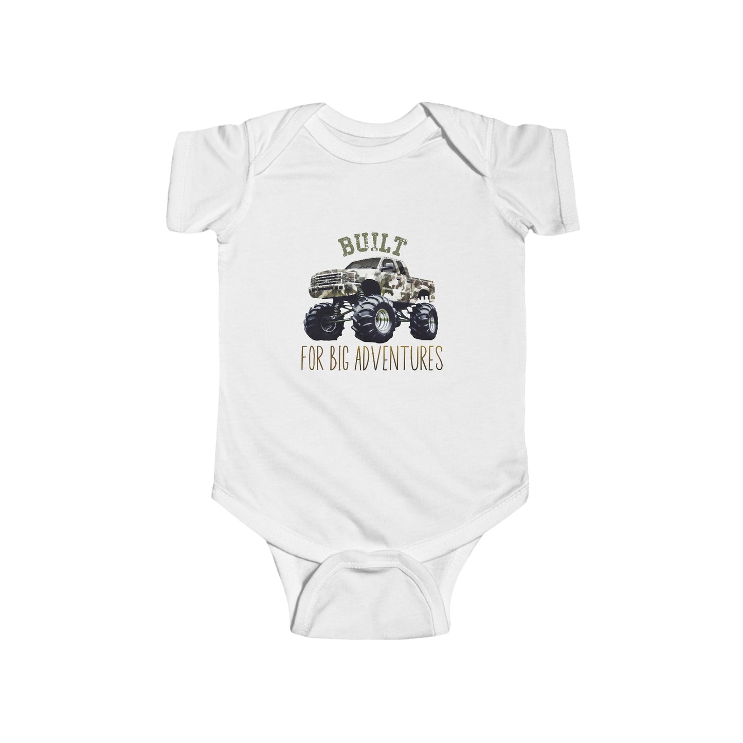 Built For Big Adventures Infant Short Sleeve Onesie