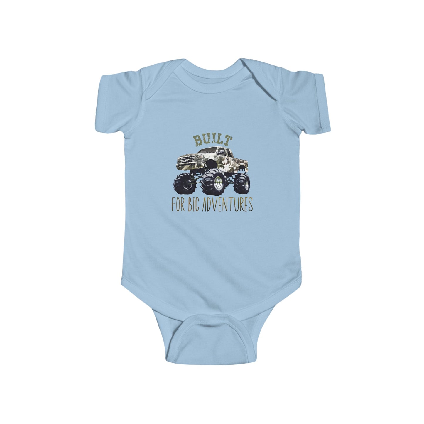 Built For Big Adventures Infant Short Sleeve Onesie
