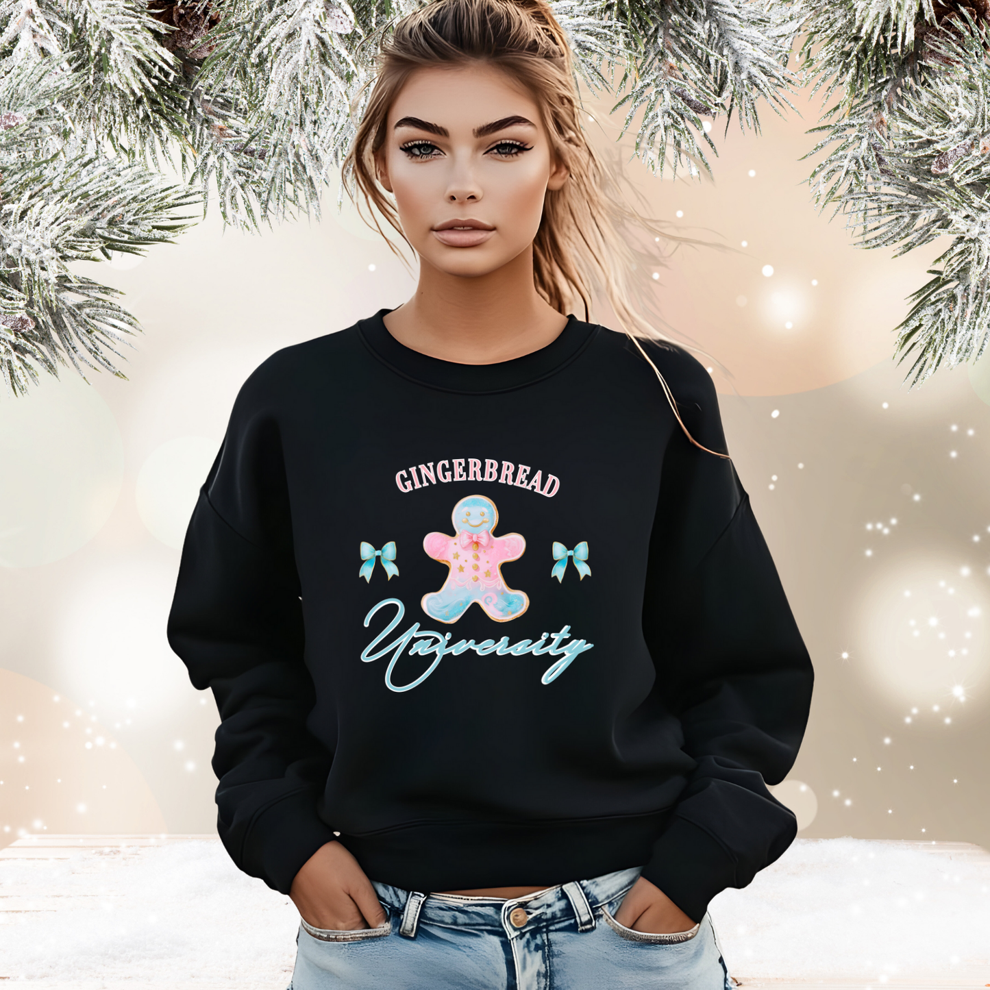 Gingerbread University Crewneck Sweatshirt