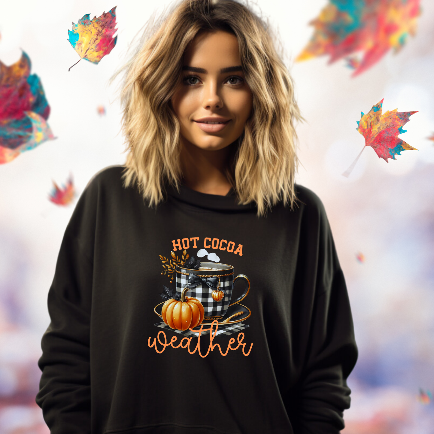 Hot Cocoa Weather Crewneck Sweatshirt