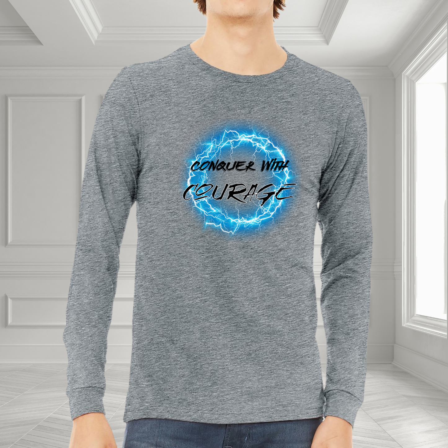 Conquer With Courage Long Sleeve Tee