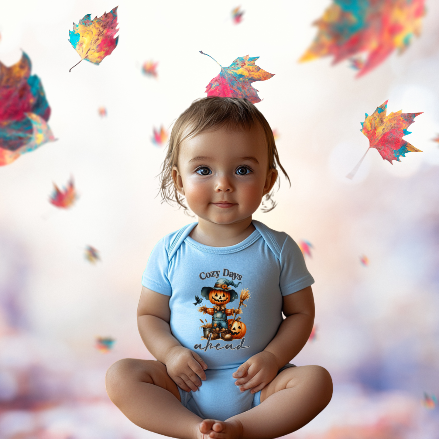 Cozy Days Ahead Infant Short Sleeve Onesie