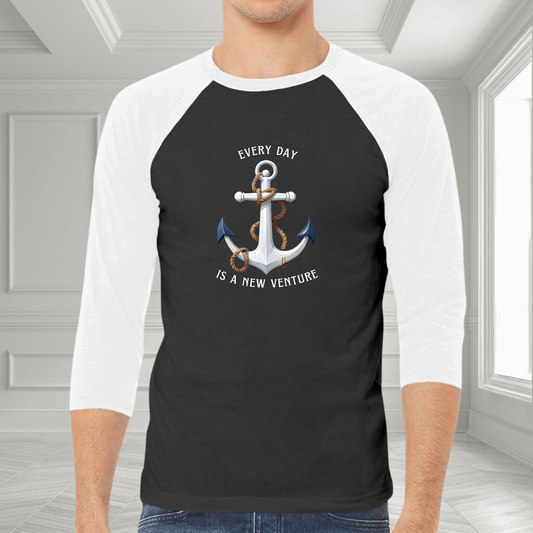Every Day is a New Venture Baseball Tee