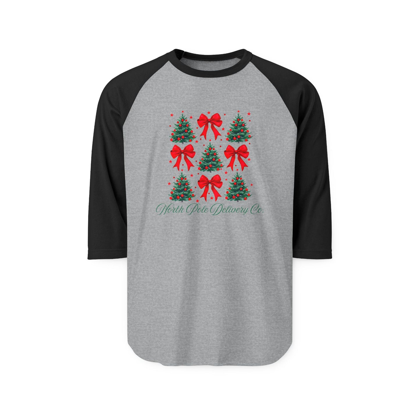 North Pole Delivery Co. Baseball Tee