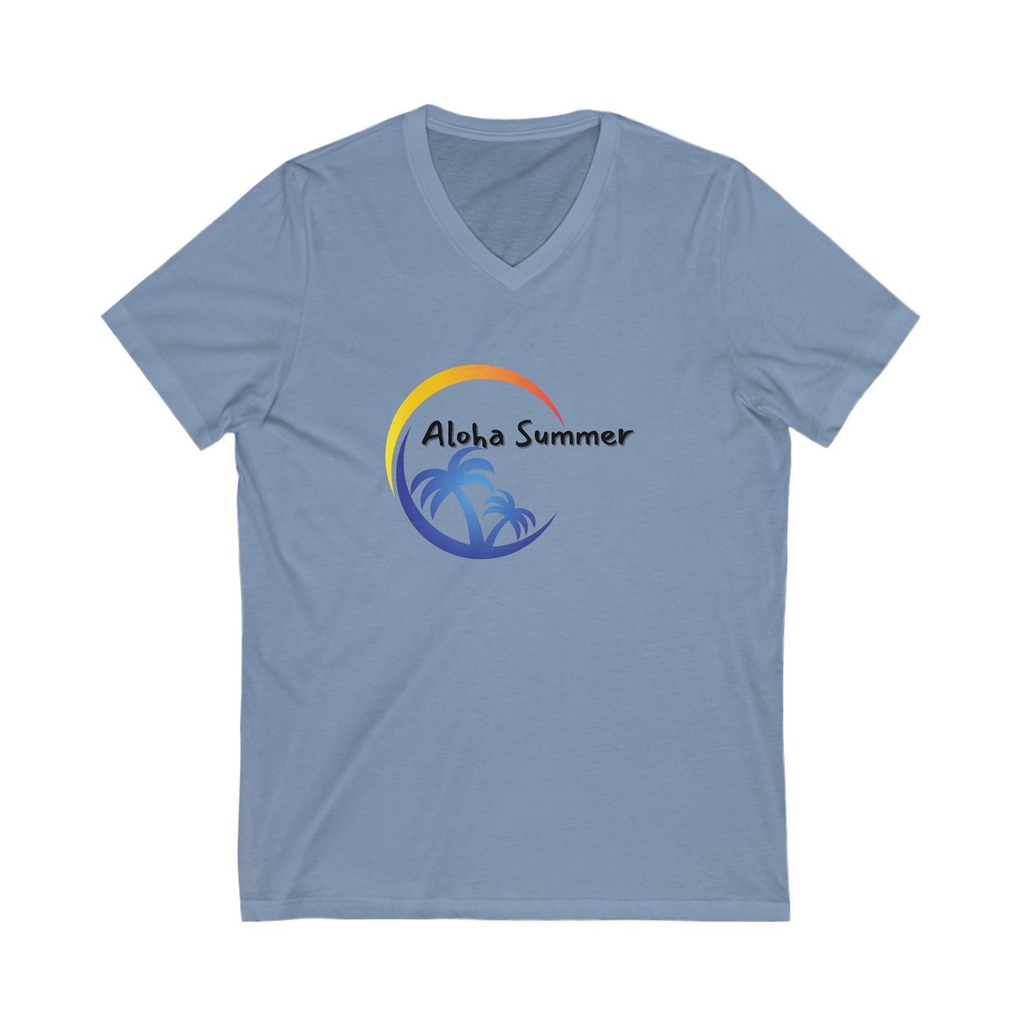 Aloha Summer V-Neck Tee