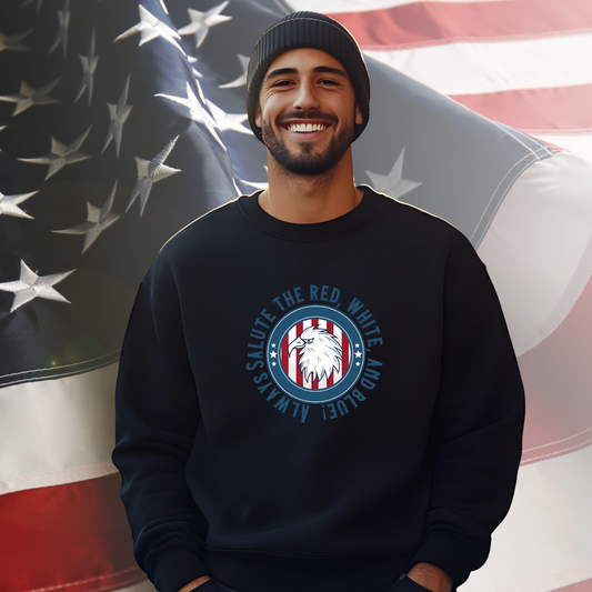 Always Salute Crewneck Sweatshirt