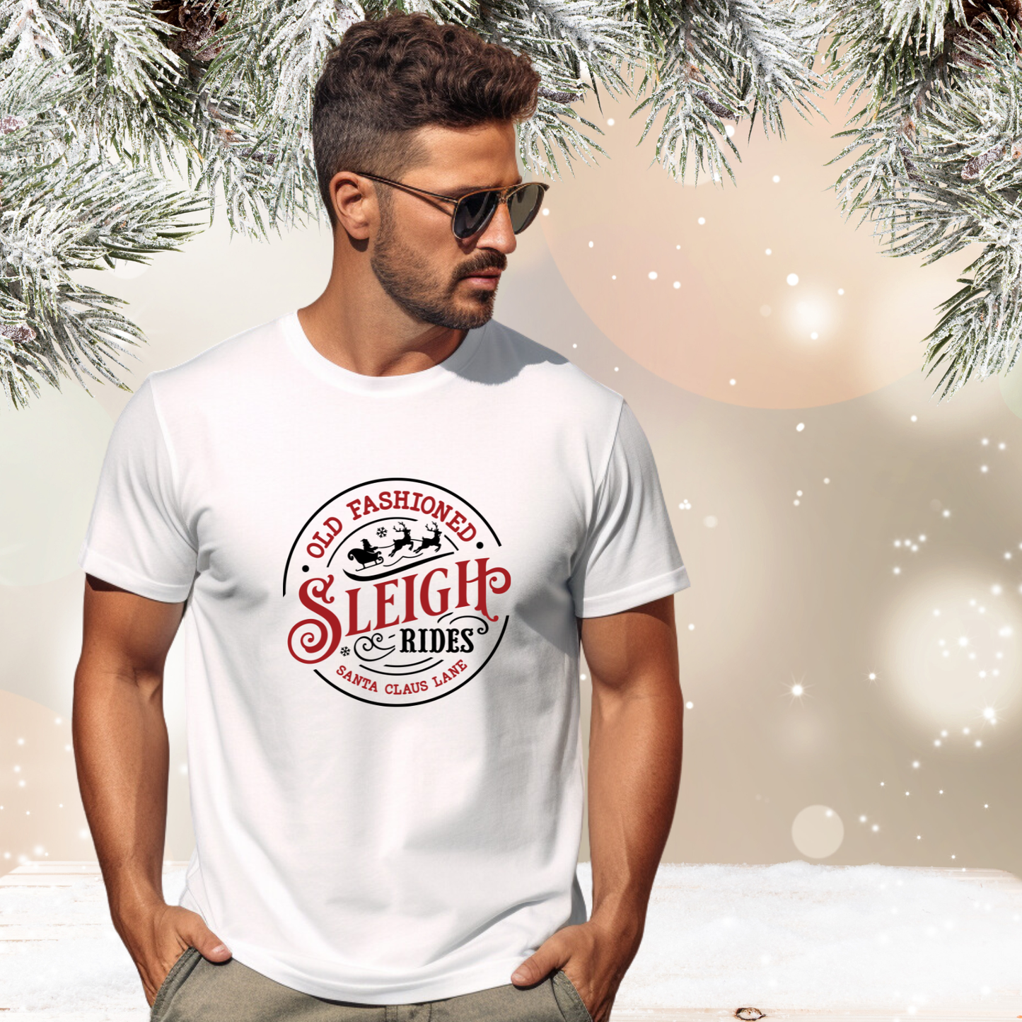 Old Fashioned Sleigh Rides T‑Shirt