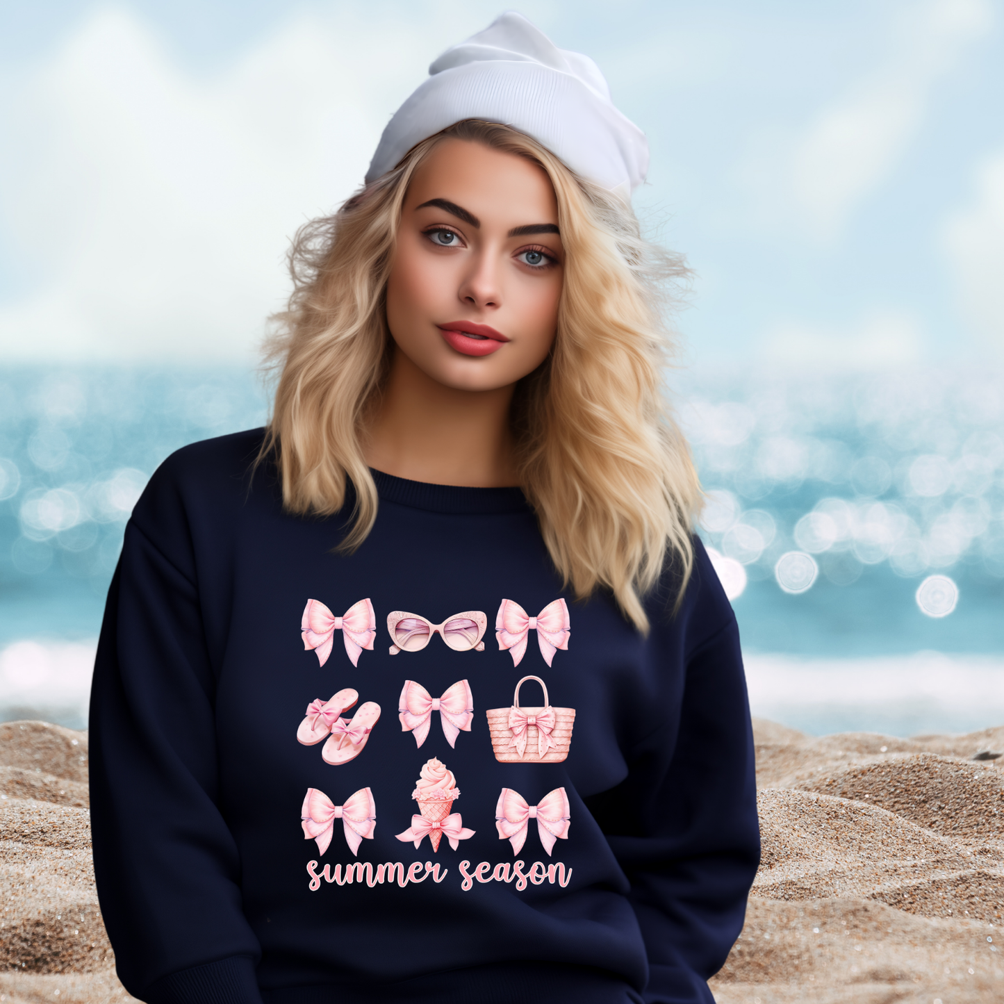 Summer Season Crewneck Sweatshirt