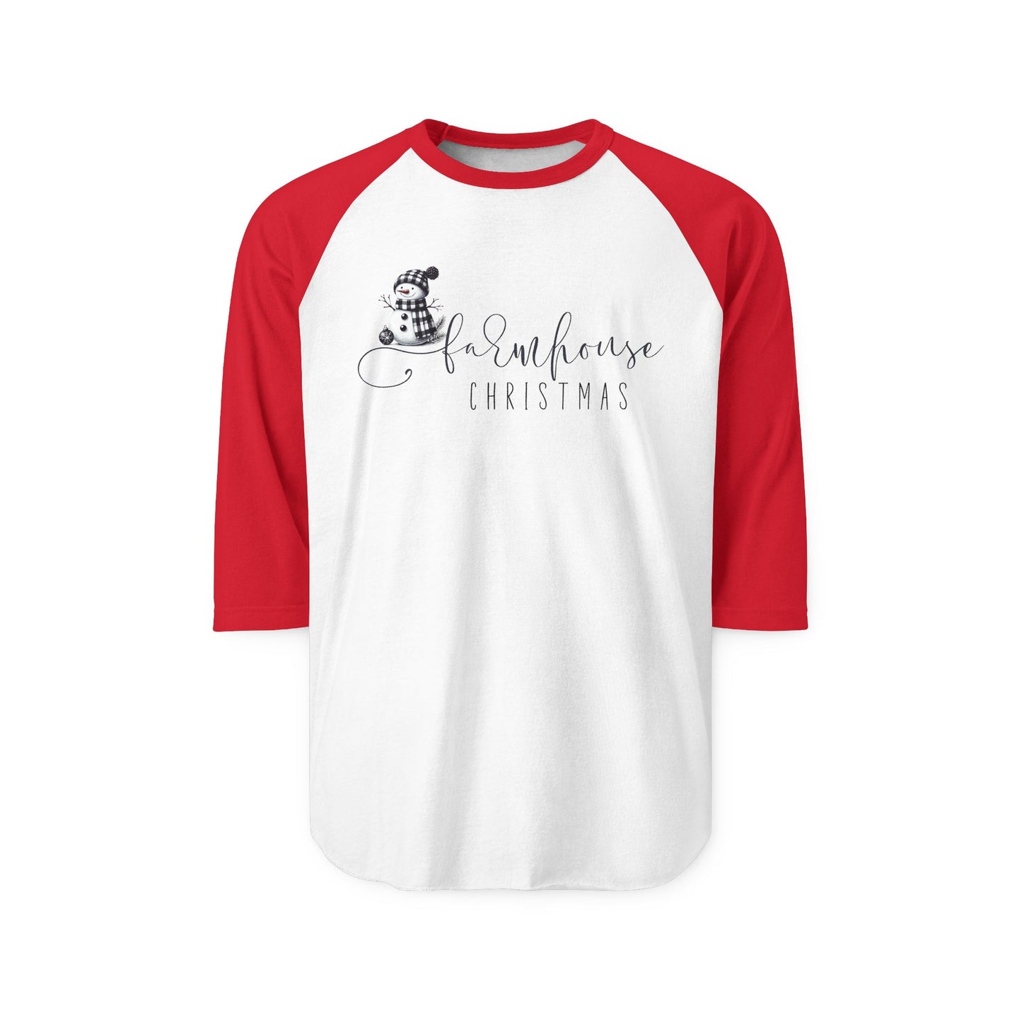 Farmhouse Christmas Baseball Tee
