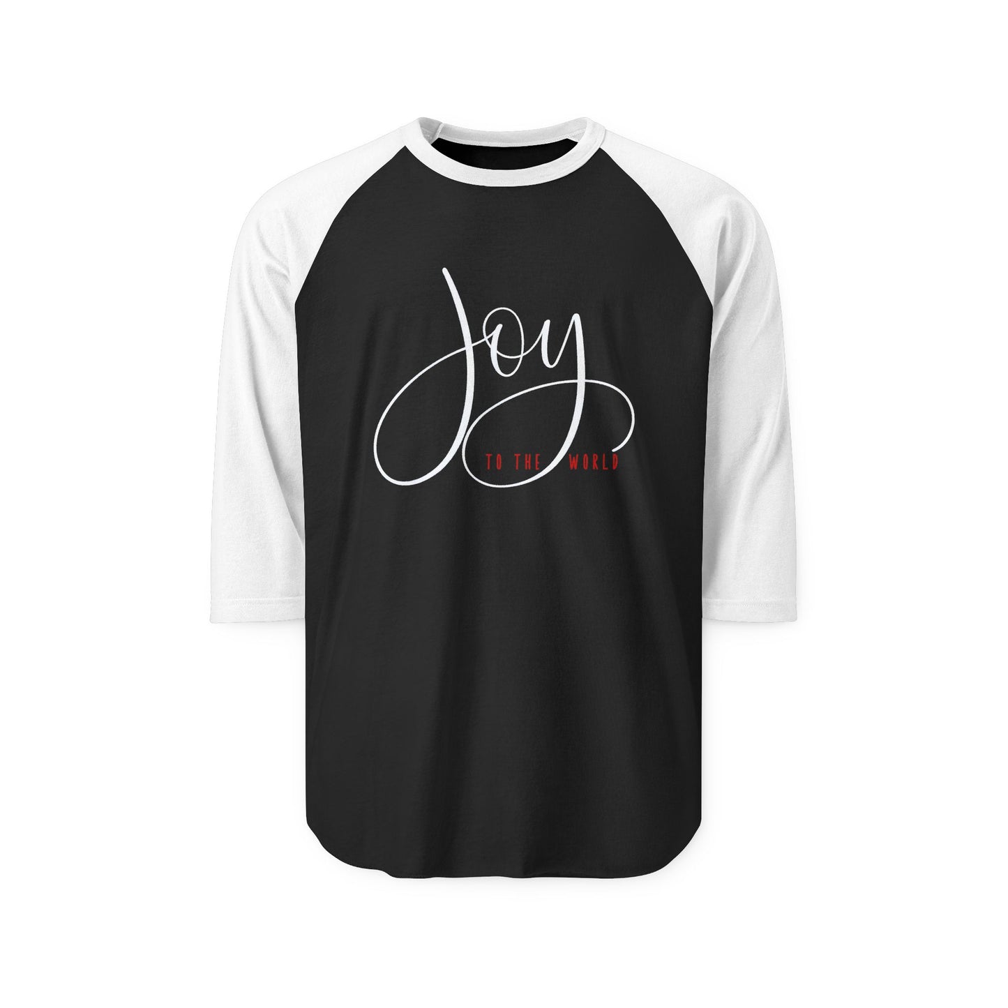 Joy To The World Baseball Tee