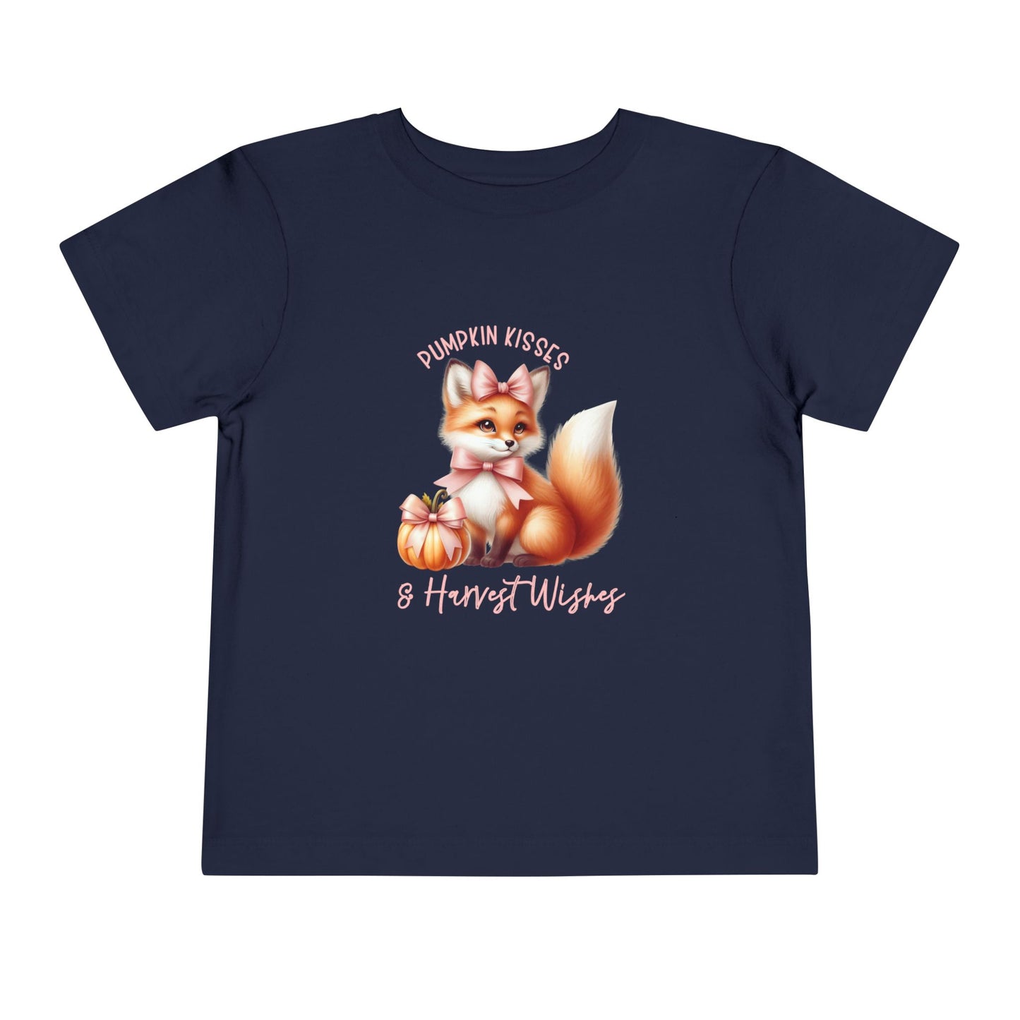 Pumpkin Kisses & Harvest Wishes Toddler T-Shirt