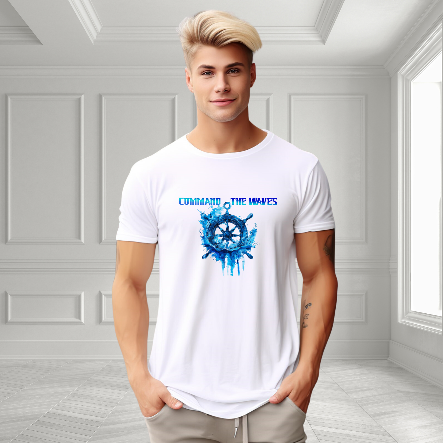Command The Waves T-Shirt