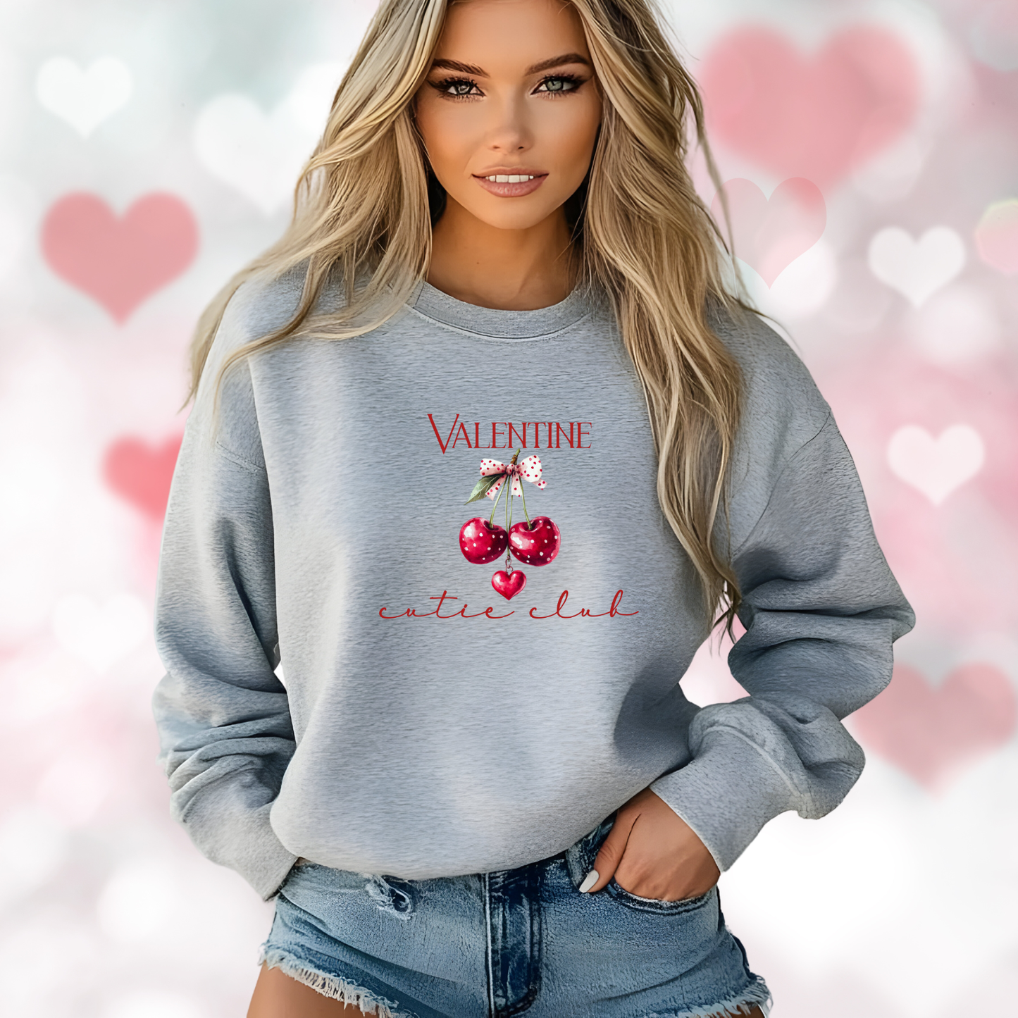 Valentine Cutie Club Crewneck Sweatshirt
