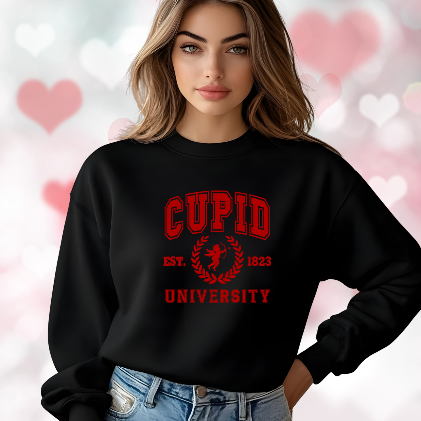 Cupid University Crewneck Sweatshirt