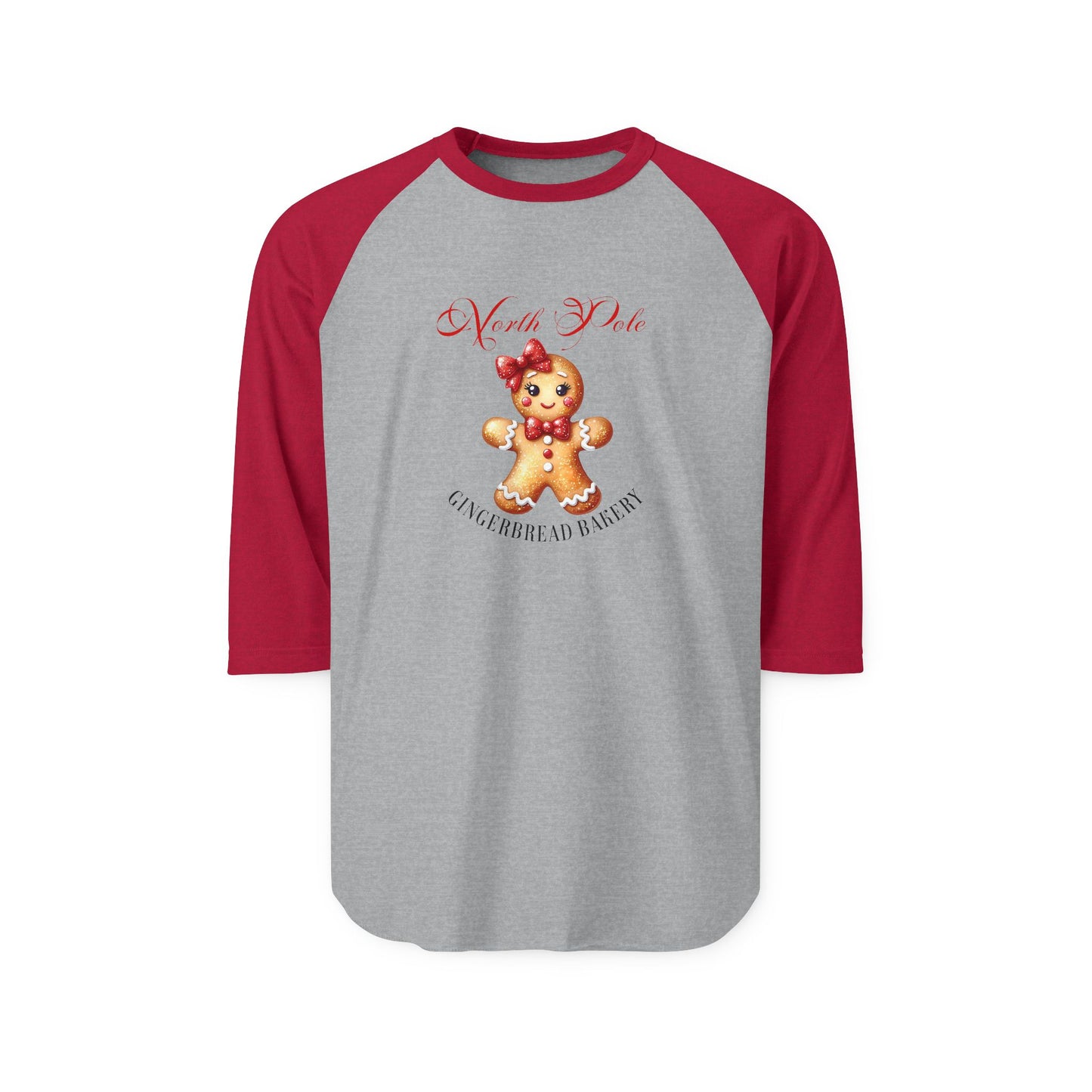 Gingerbread Bakery Baseball Tee