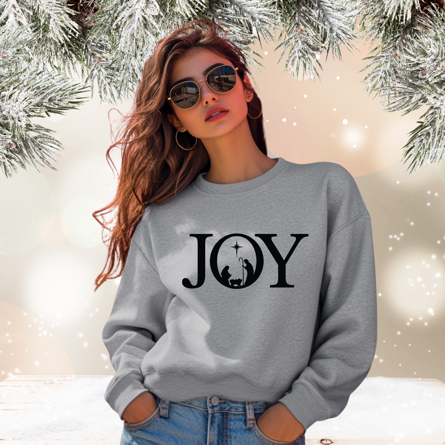 Christmas Joy Crewneck Sweatshirt