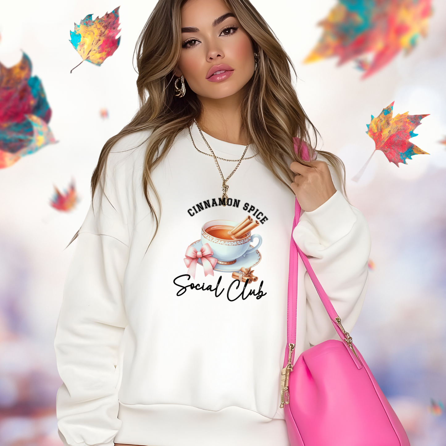 Cinnamon Spice Social Club Crewneck Sweatshirt