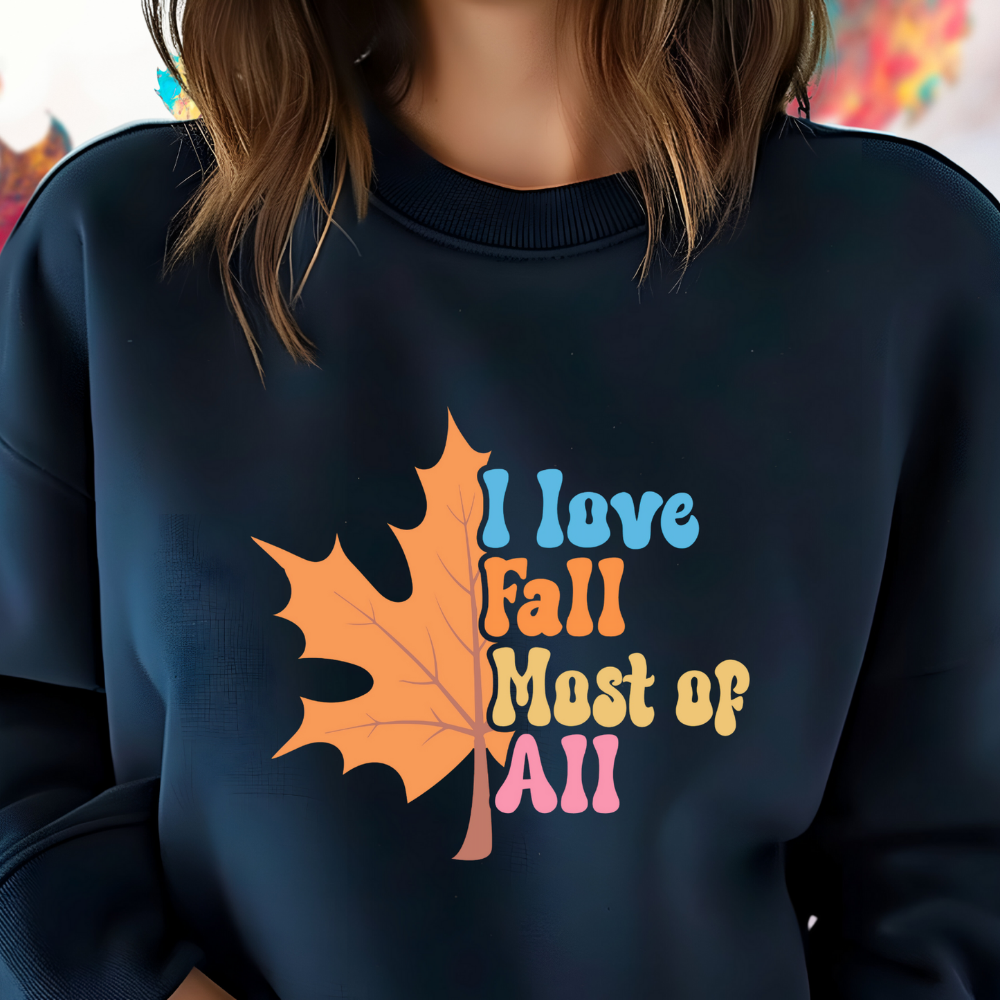 I Love Fall Crewneck Sweatshirt