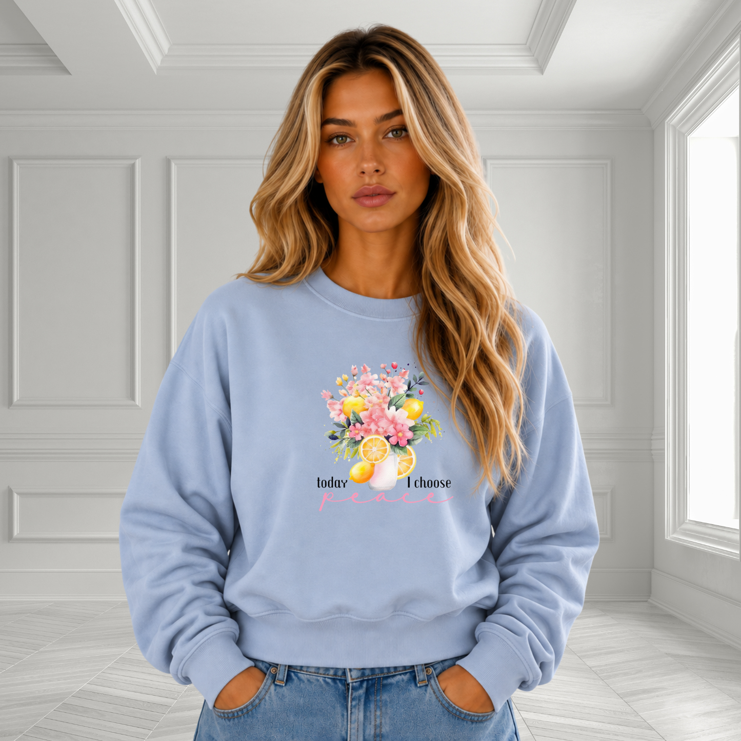 Today I Choose Peace Crewneck Sweatshirt
