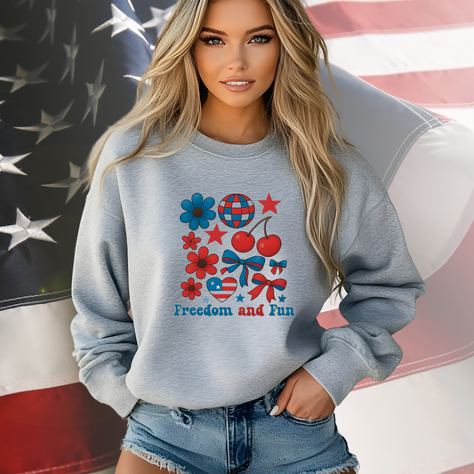 Freedom and Fun Crewneck Sweatshirt