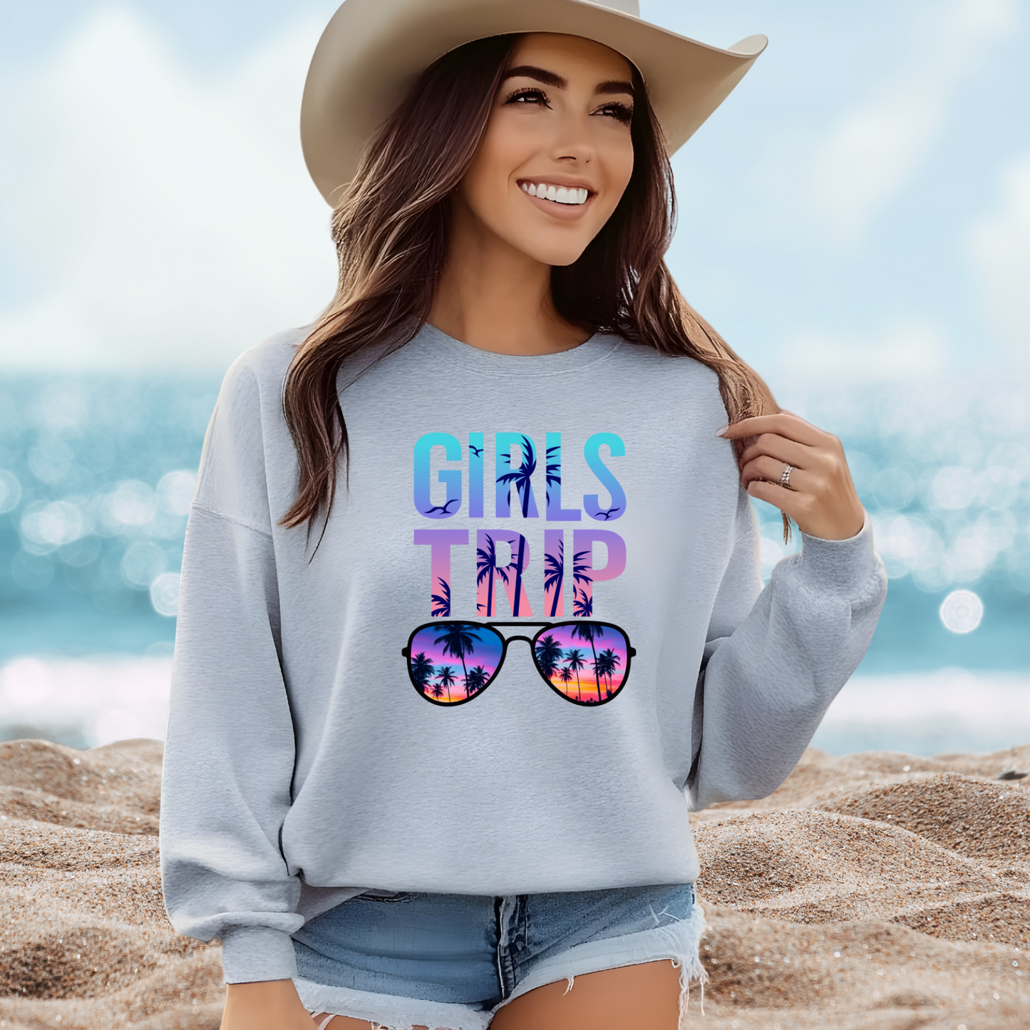 Girls Trip Crewneck Sweatshirt