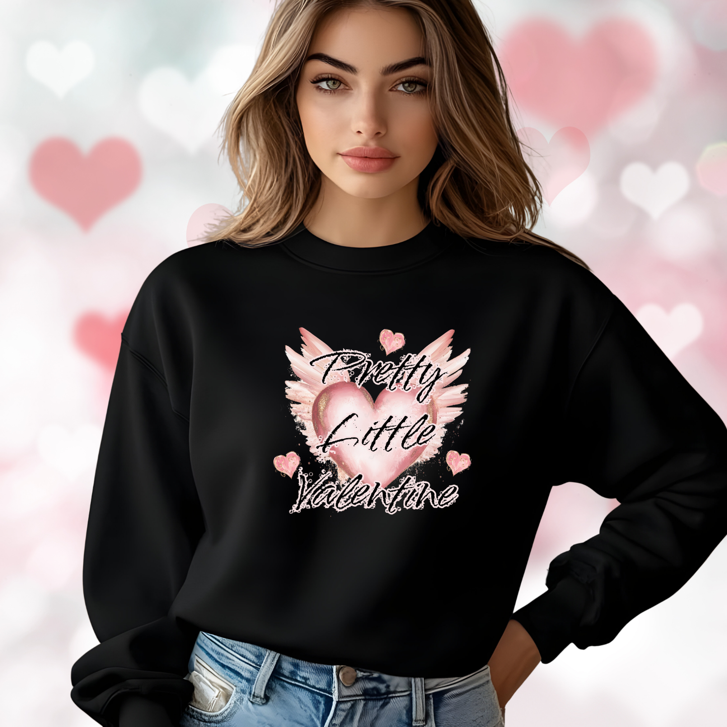 Pretty Little Valentine Crewneck Sweatshirt