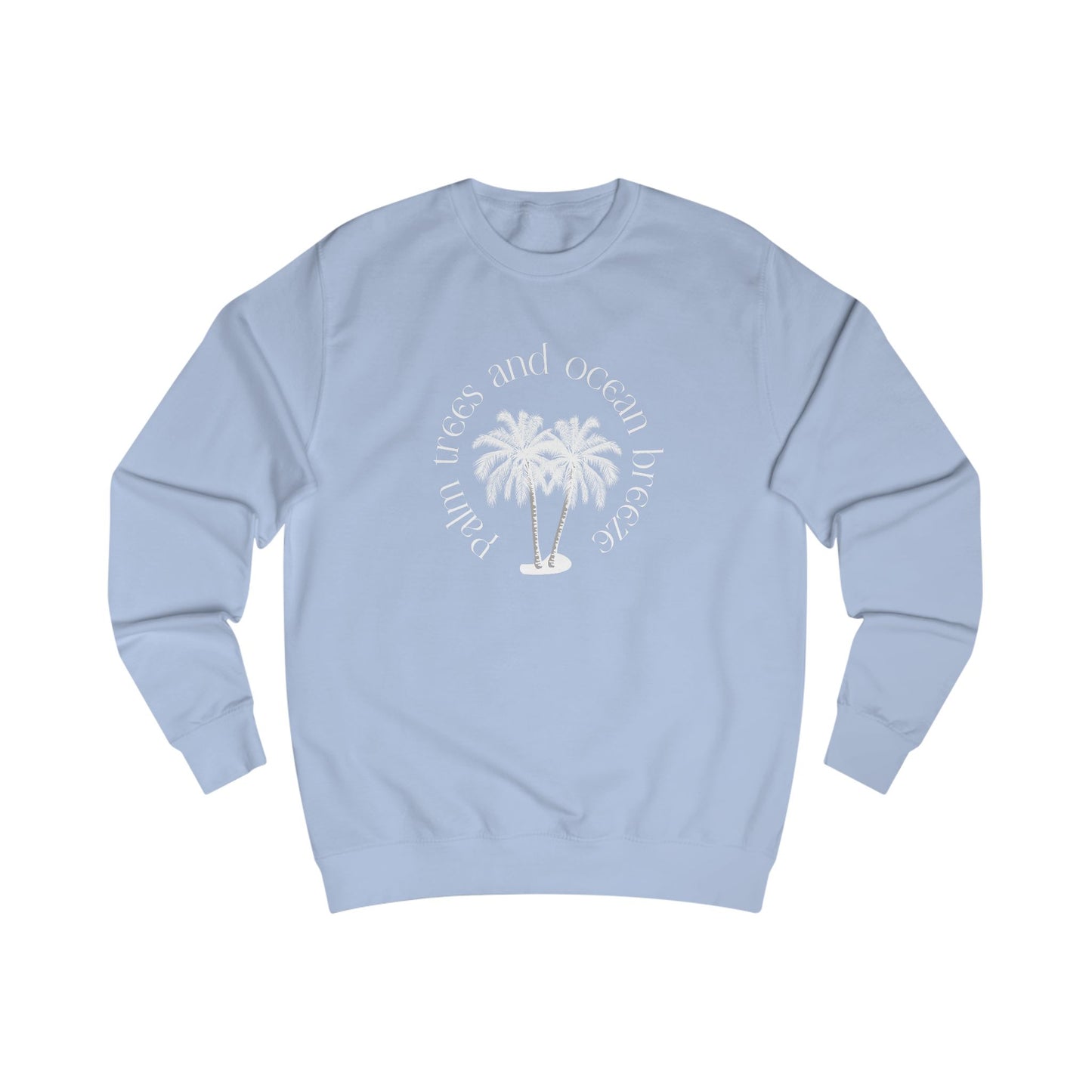 Palm Trees And Ocean Breeze Crewneck Sweatshirt