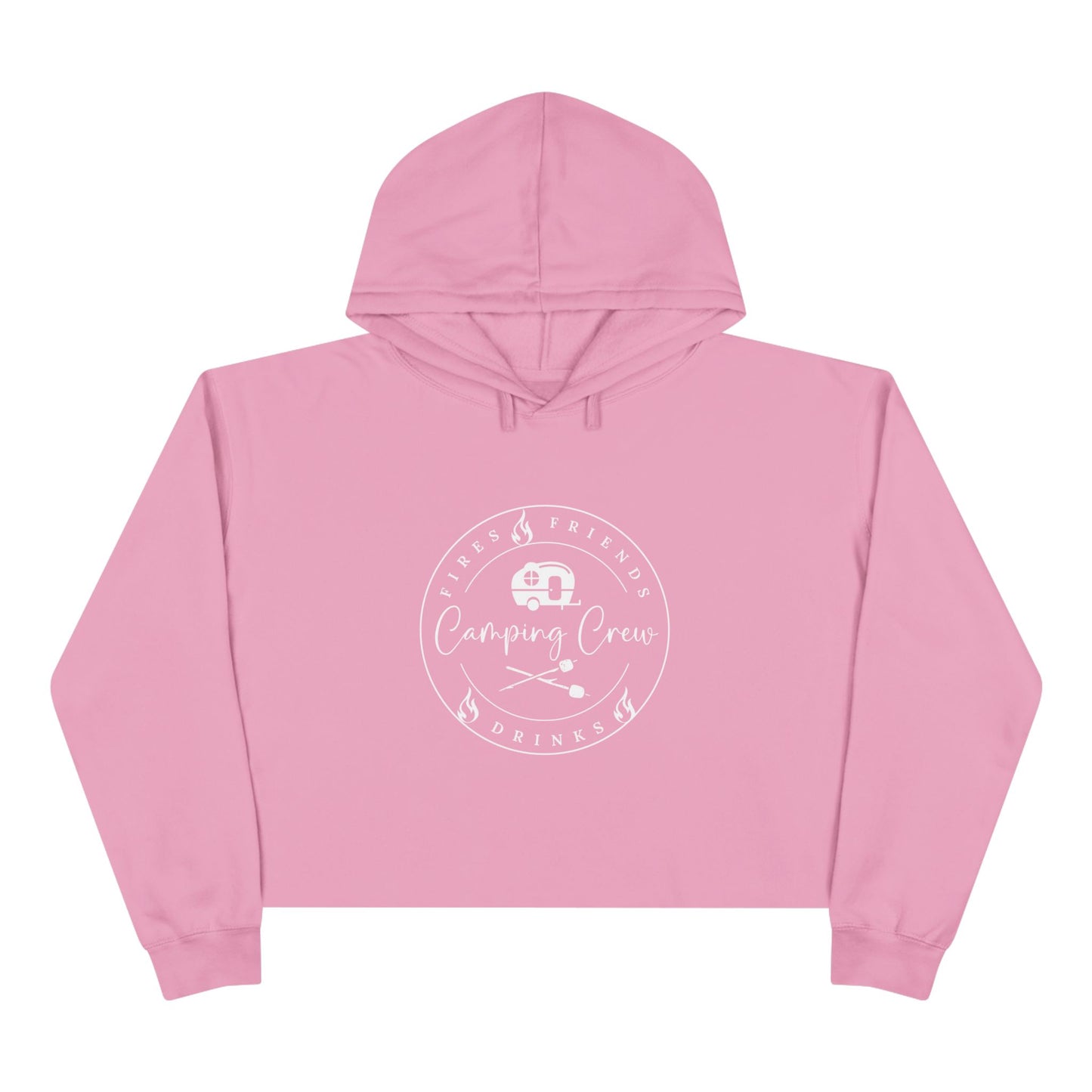 Camping Crew Crop Hoodie