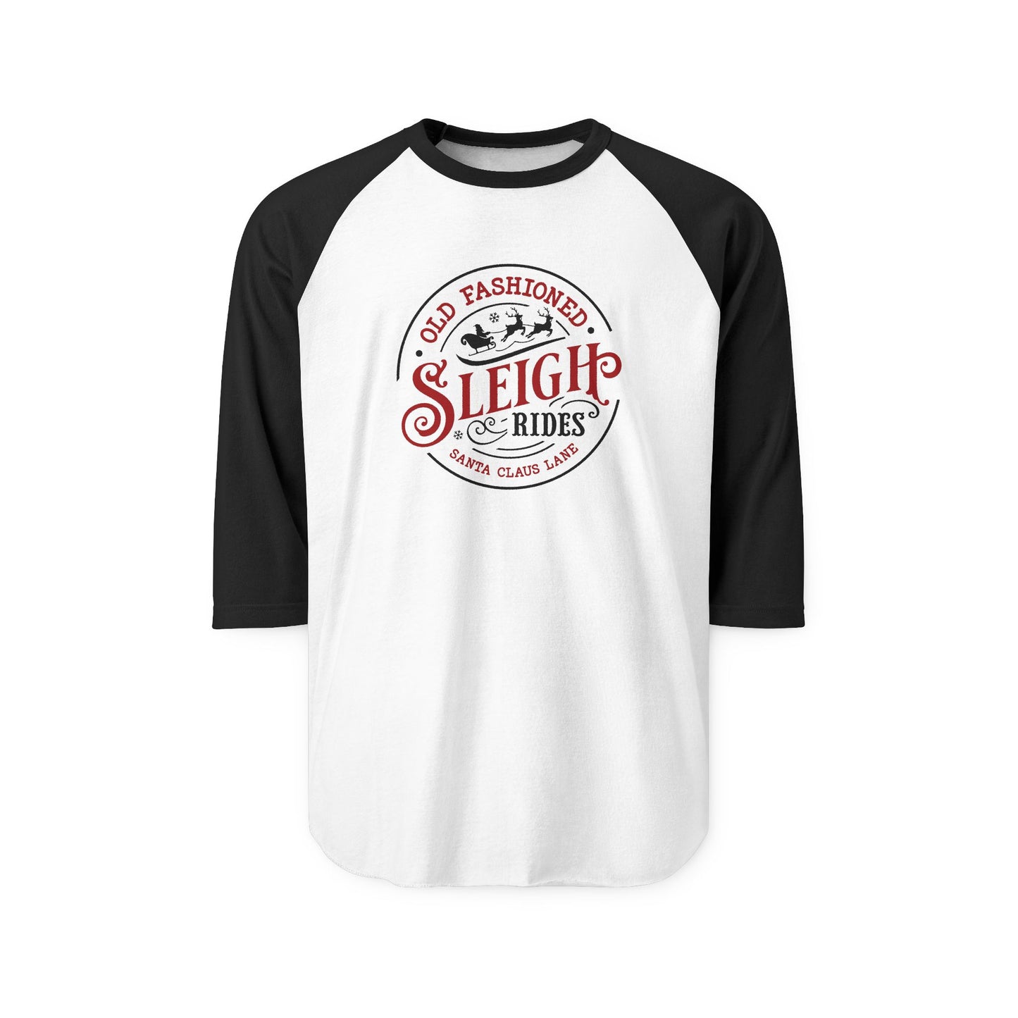 Old Fashioned Sleigh Rides Baseball Tee