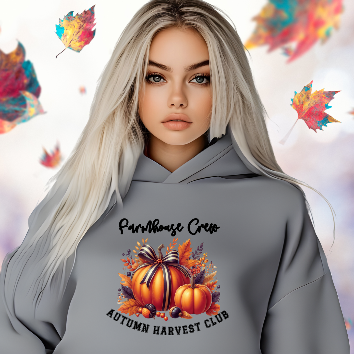 Farmhouse Crew Crop Hoodie