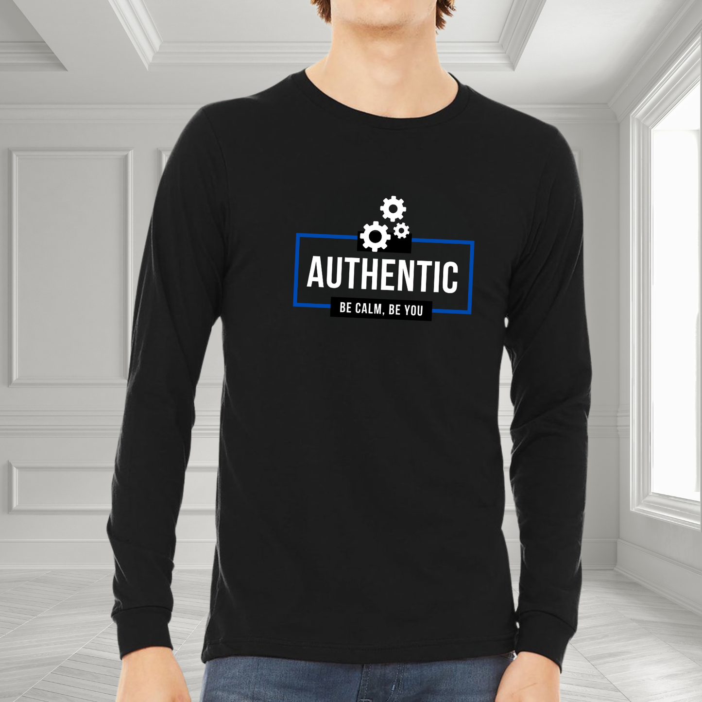 Authentic Be Calm, Be You Long Sleeve Tee