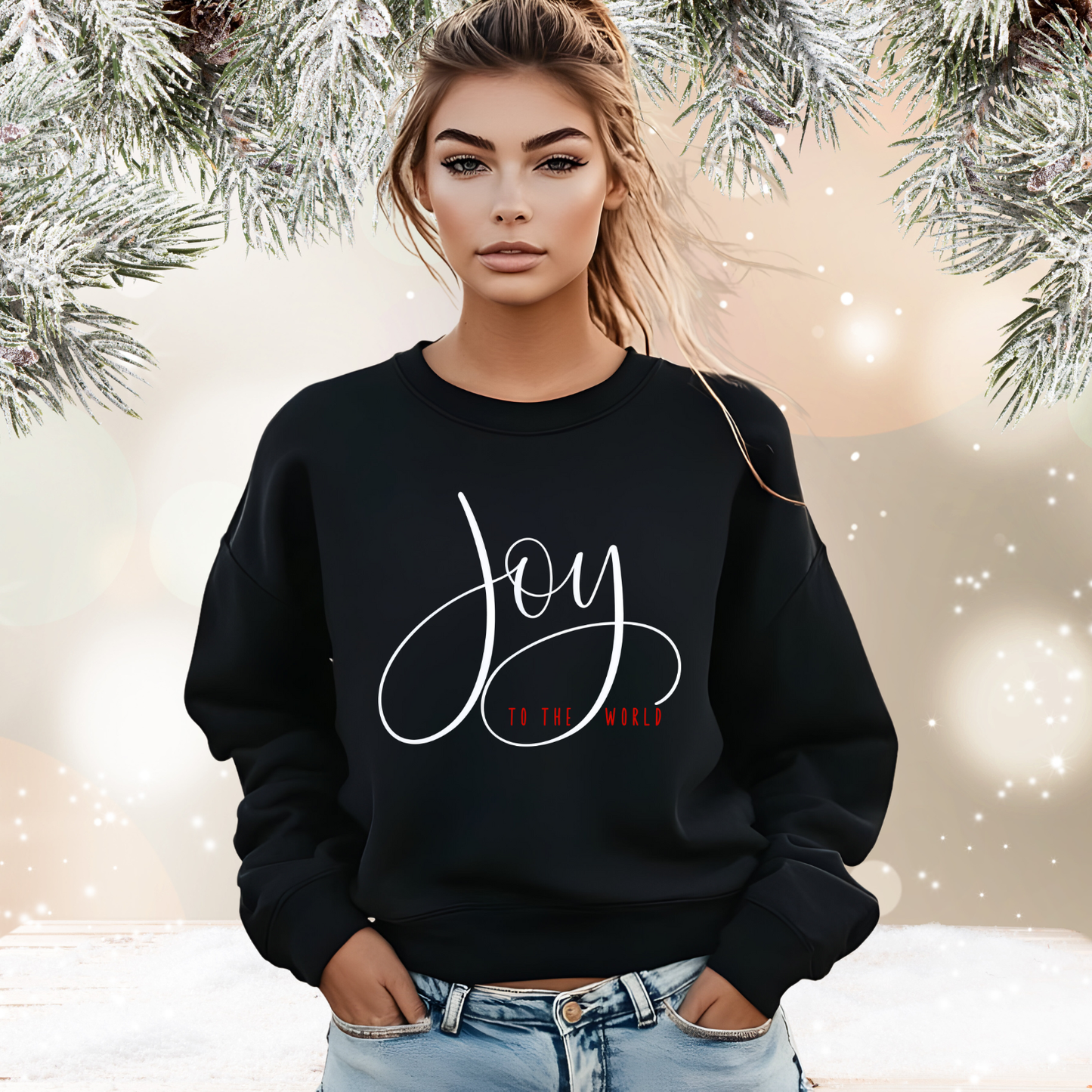 Joy To The World Crewneck Sweatshirt