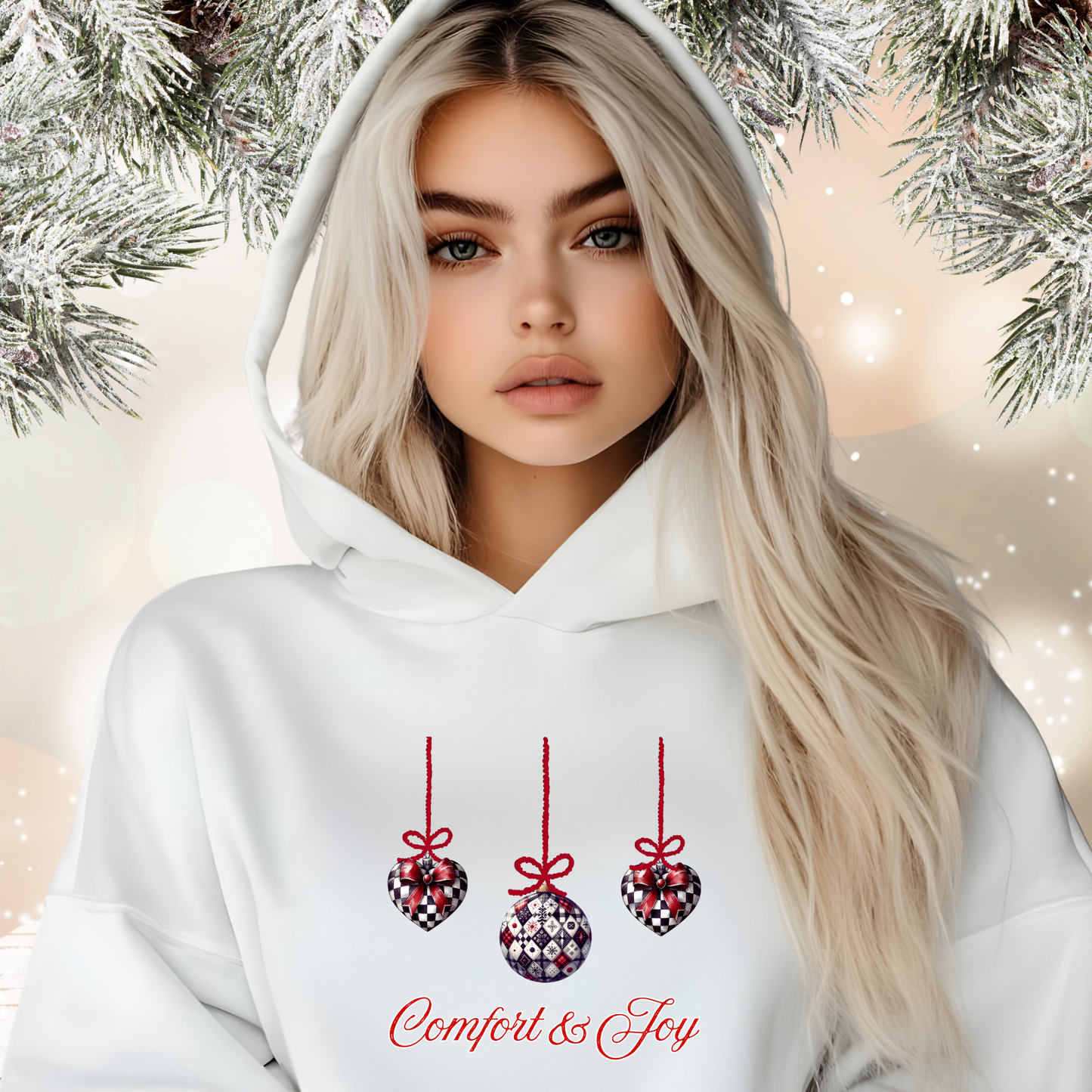 Comfort & Joy Crop Hoodie