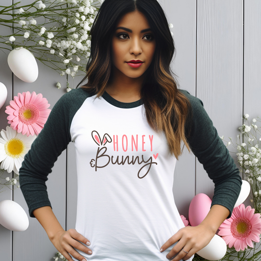 Honey Bunny Baseball Tee