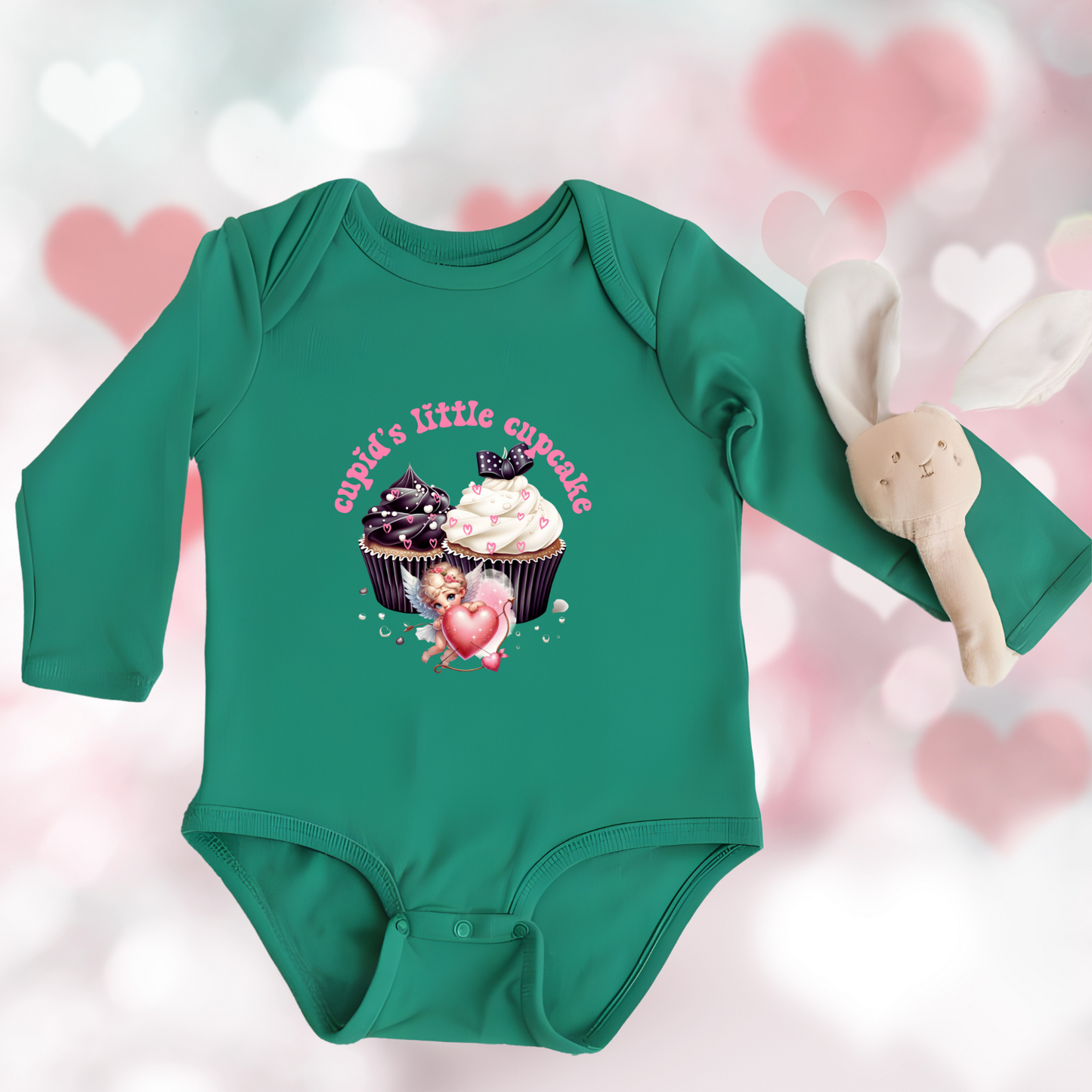 Cupid’s Little Cupcake Infant Long Sleeve Onesie