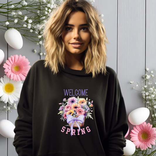 Welcome Spring Crewneck Sweatshirt