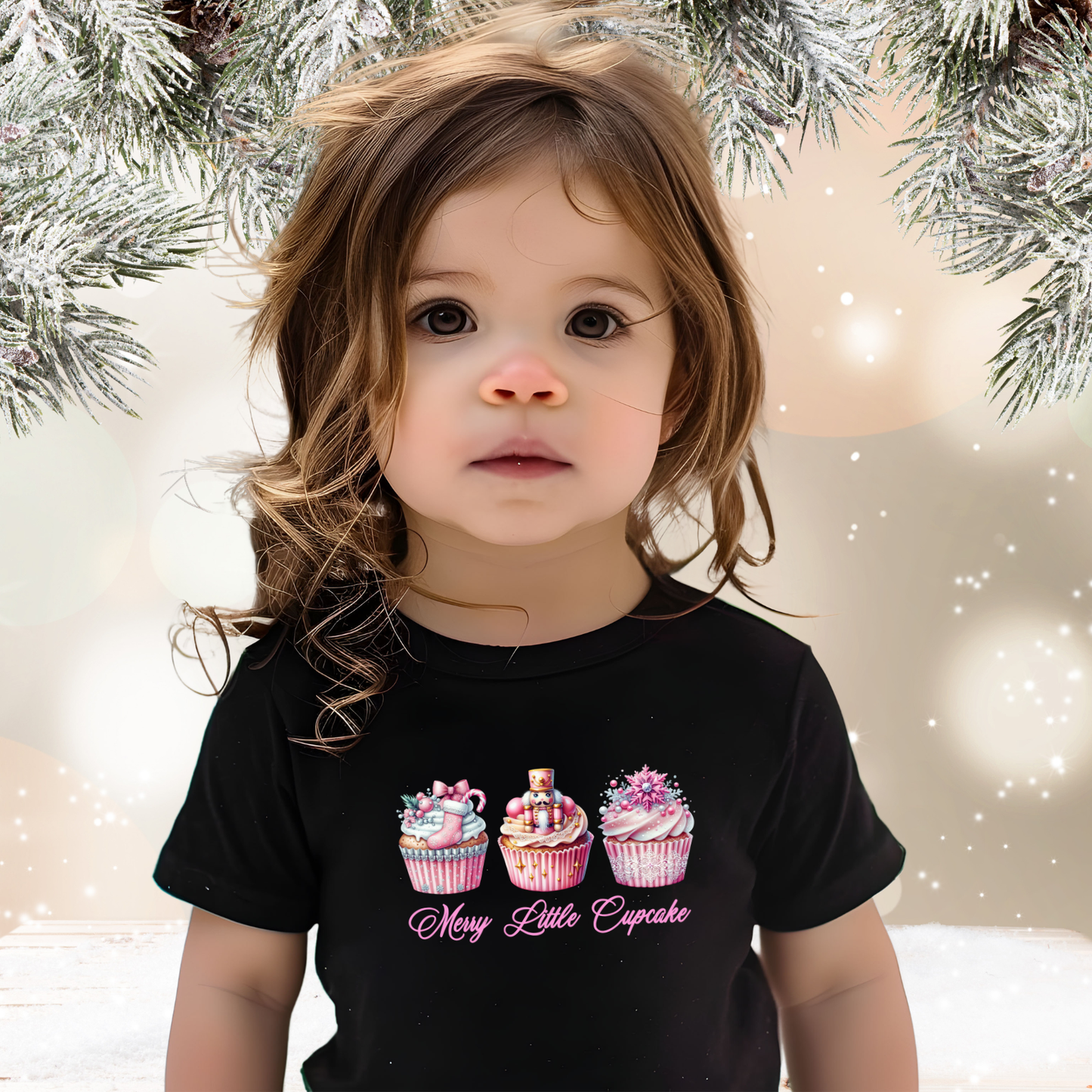 Merry Little Cupcake Toddler T-Shirt