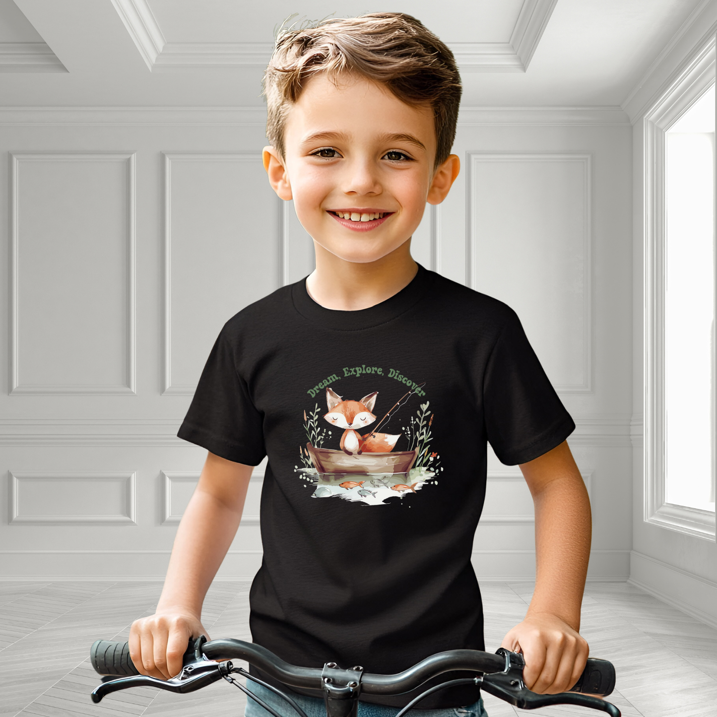 Dream, Explore, Discover Kid's T-Shirt