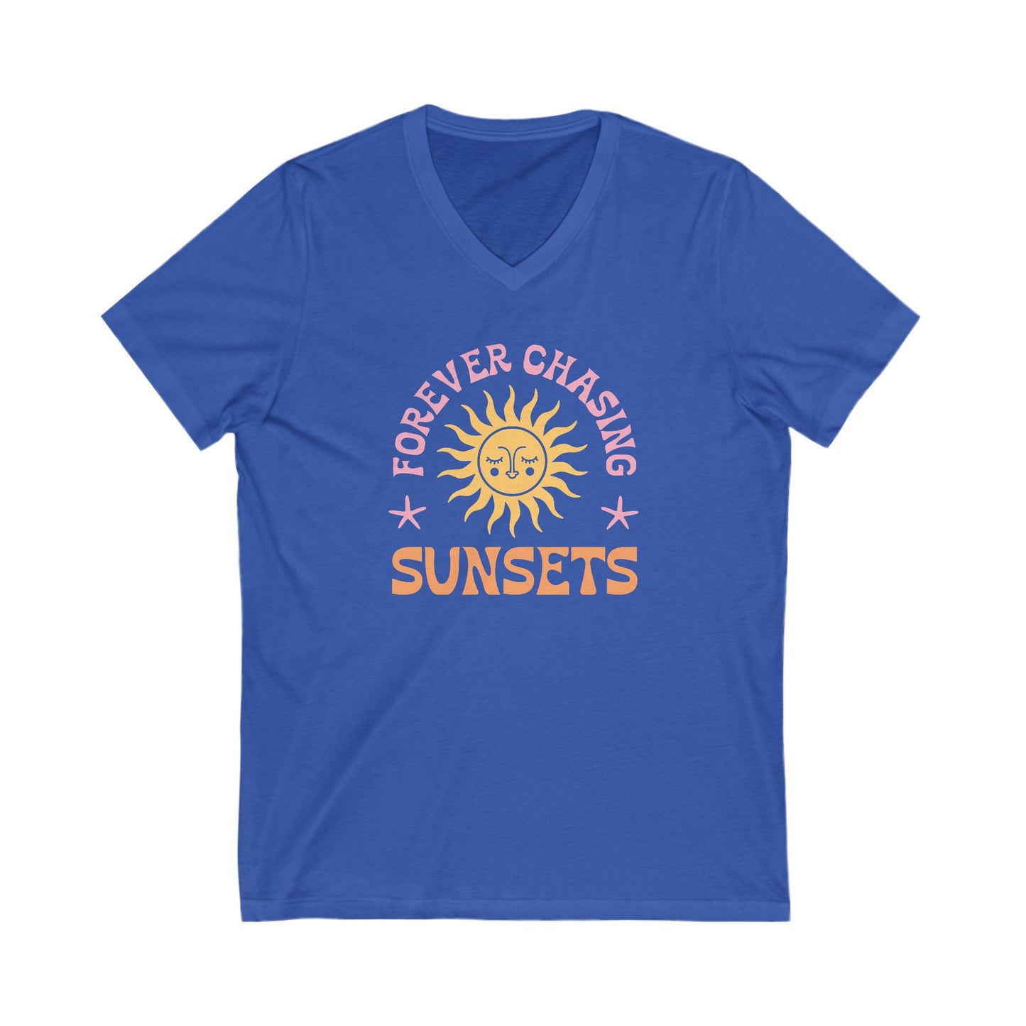 Forever Chasing Sunsets V-Neck Tee
