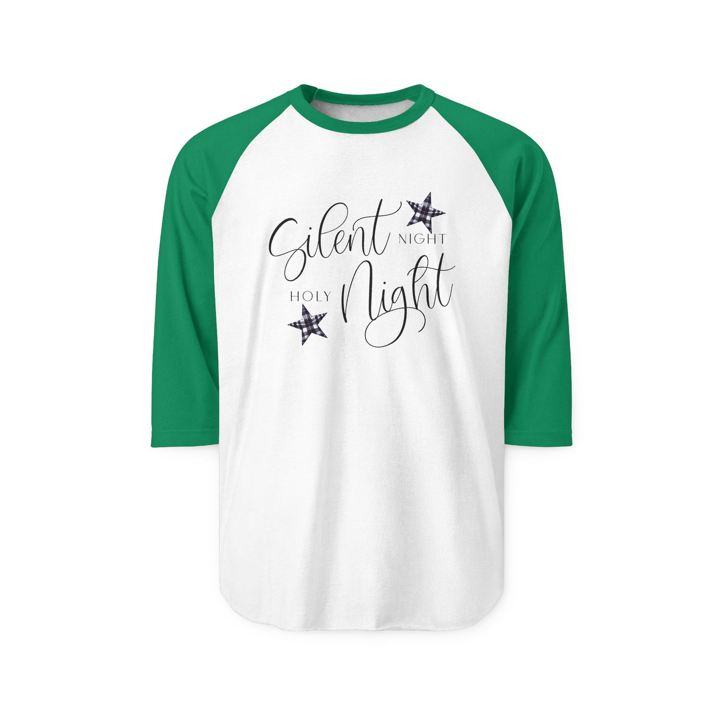 Silent Night, Holy Night Baseball Tee