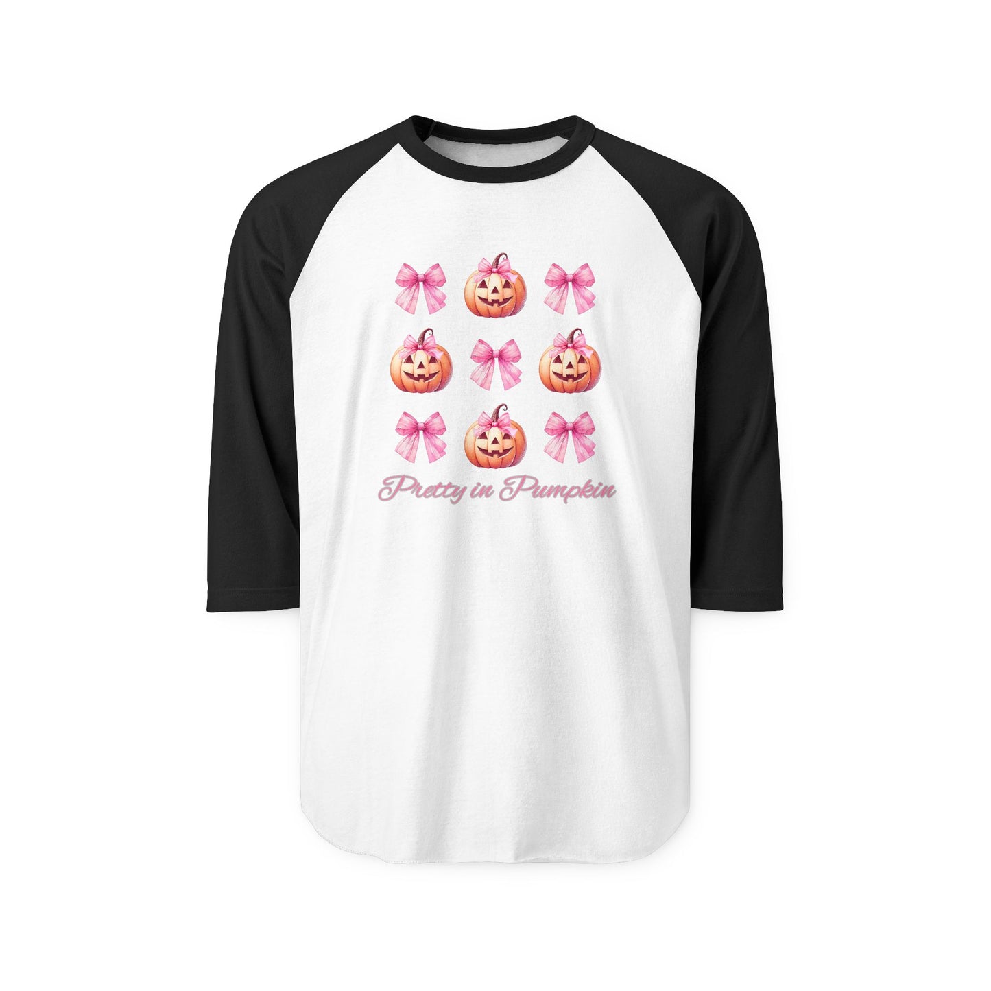 Pretty in Pumpkin Baseball Tee