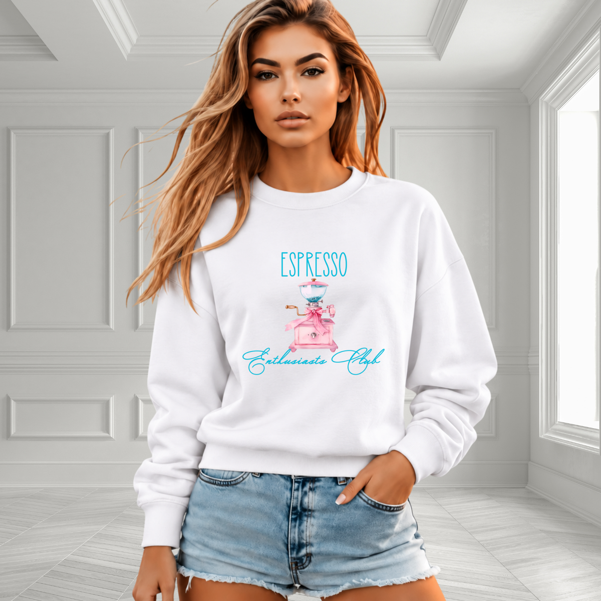 Espresso Enthusiasts Club Crewneck Sweatshirt