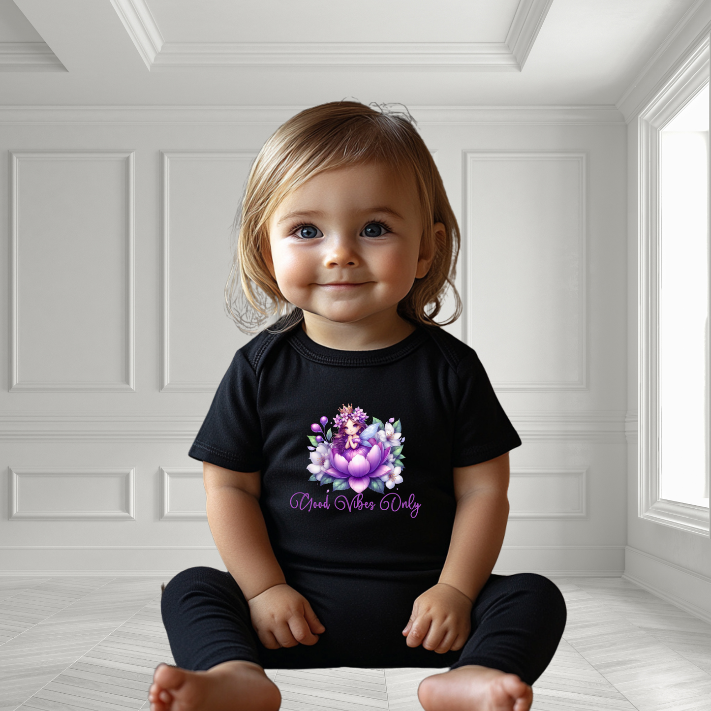Good Vibes Only Infant Short Sleeve Onesie