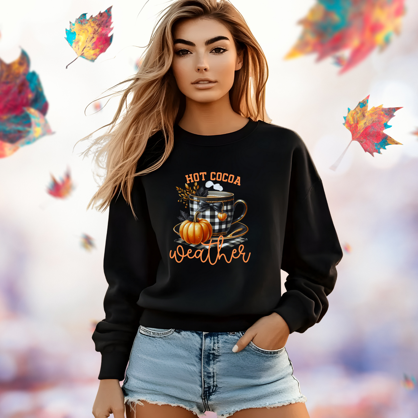 Hot Cocoa Weather Crewneck Sweatshirt
