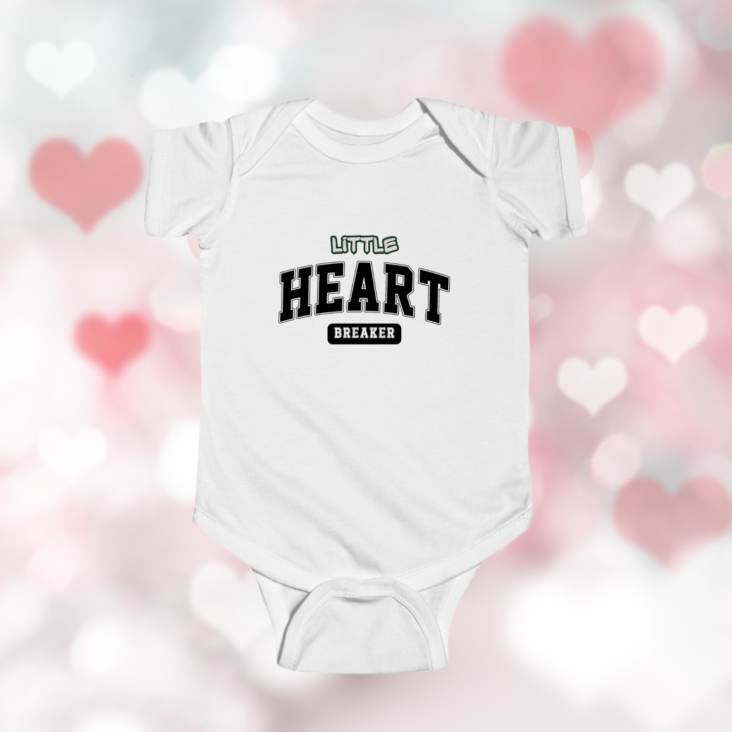 Little Heart Breaker Infant Short Sleeve Onesie