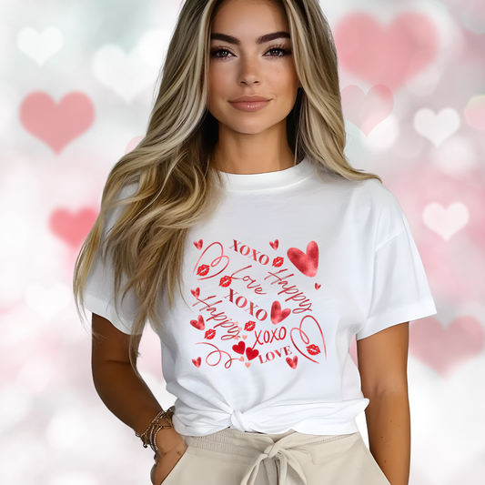 Valentine Word Art T-Shirt