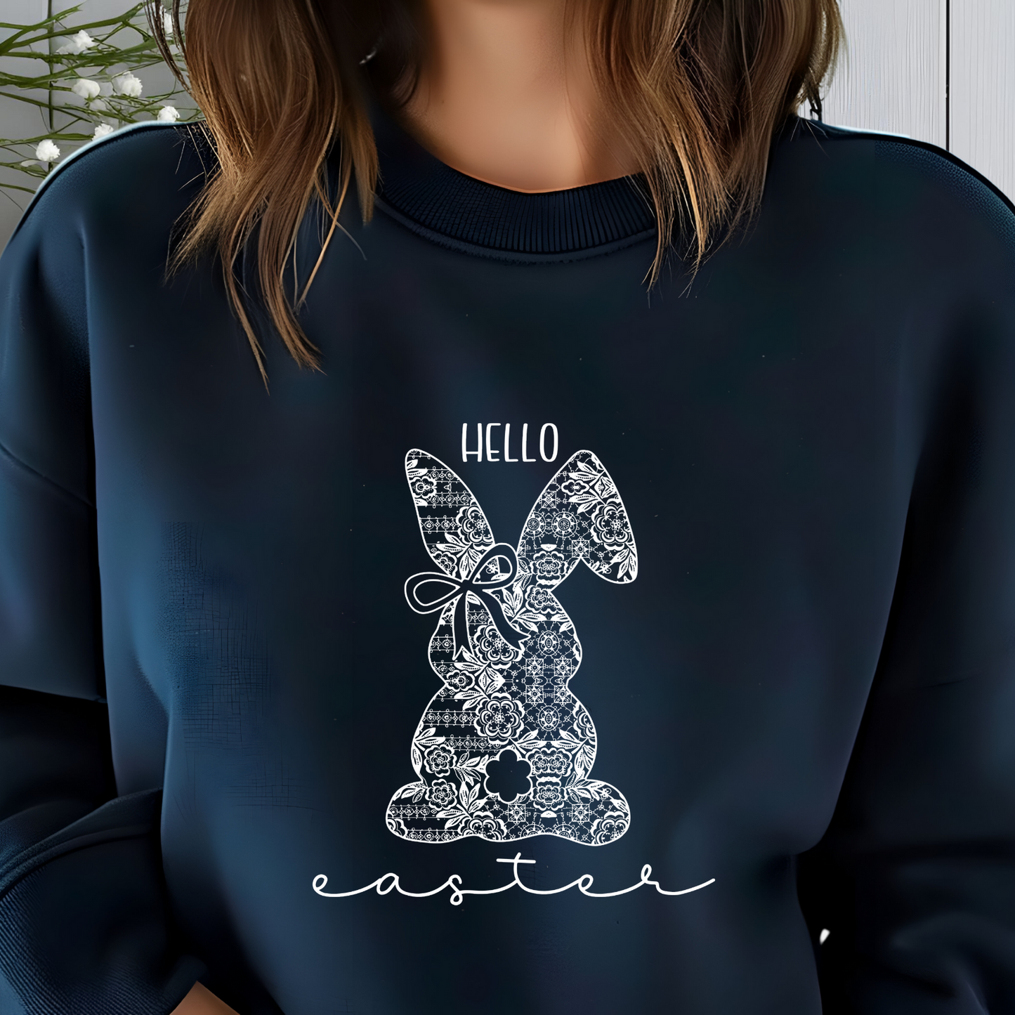 Hello Easter Pullover Hoodie
