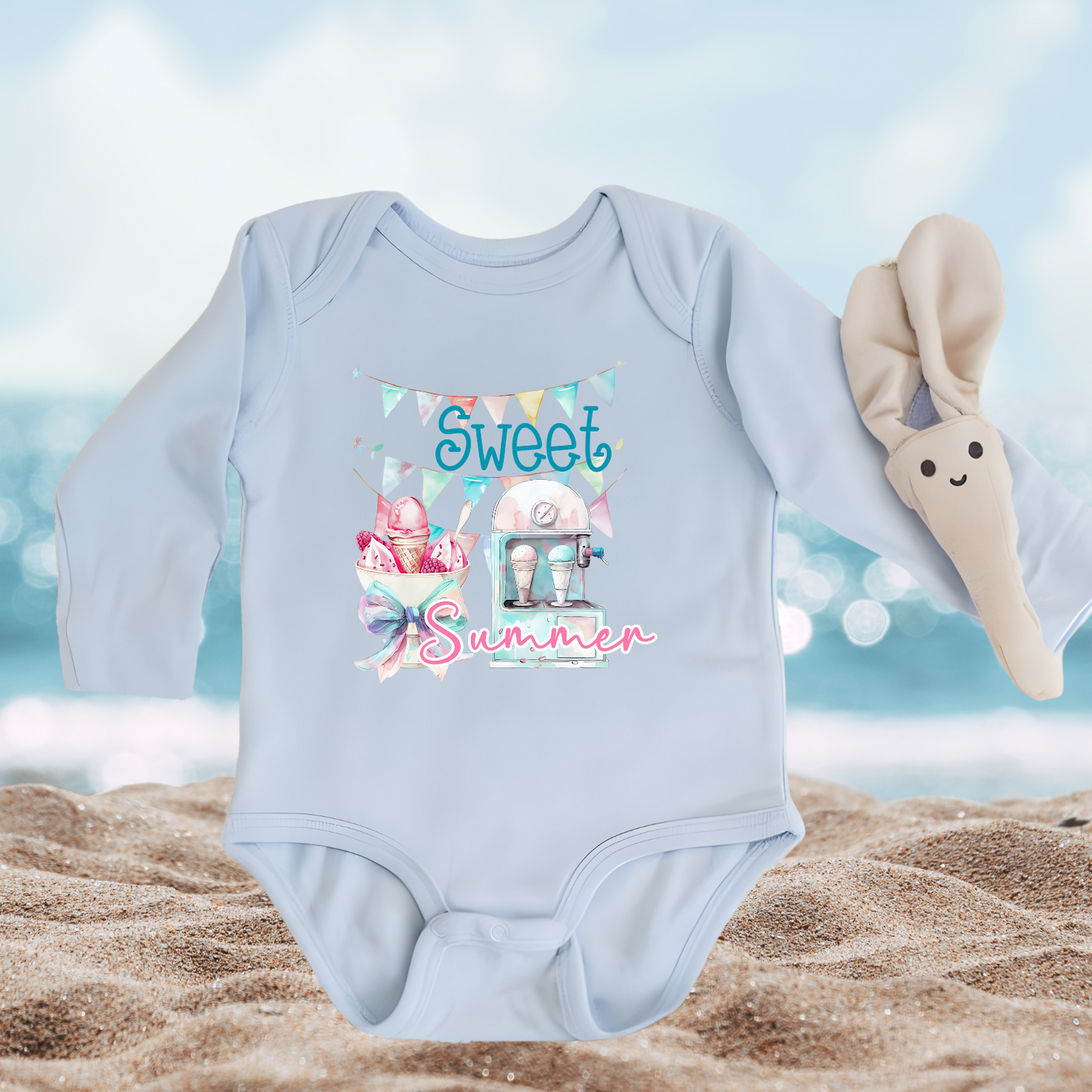 Sweet Summer Infant Long Sleeve Onesie