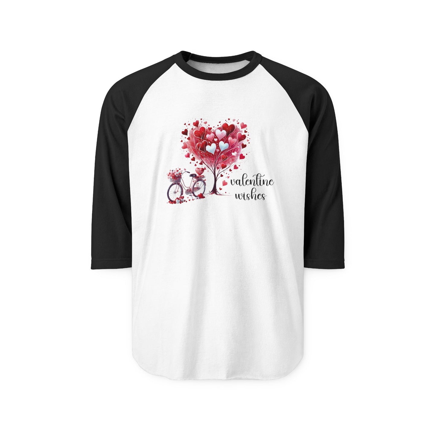 Valentine Wishes Baseball Tee