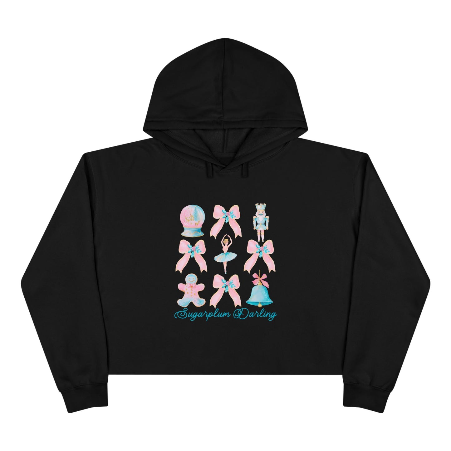 Sugarplum Darling Crop Hoodie